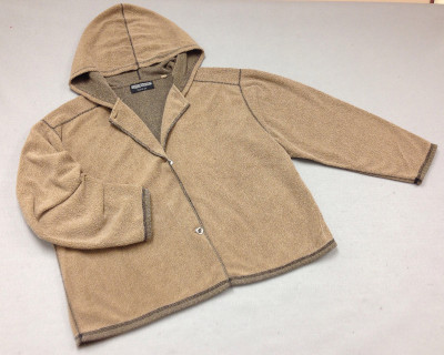 Wms Hood Crop Jacket Khaki Wms Hood Crop Jacket Khaki
